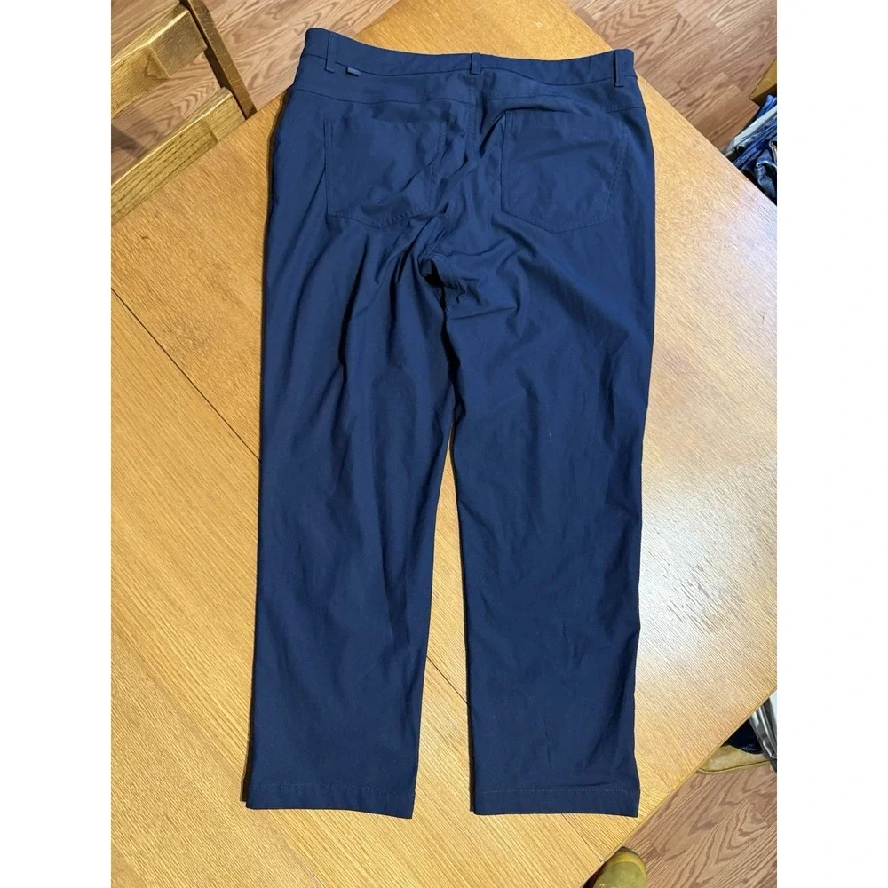 VRST Pants Mens 35x30 Black Stretch Performance 5 Pocket Commuter Casual Golf